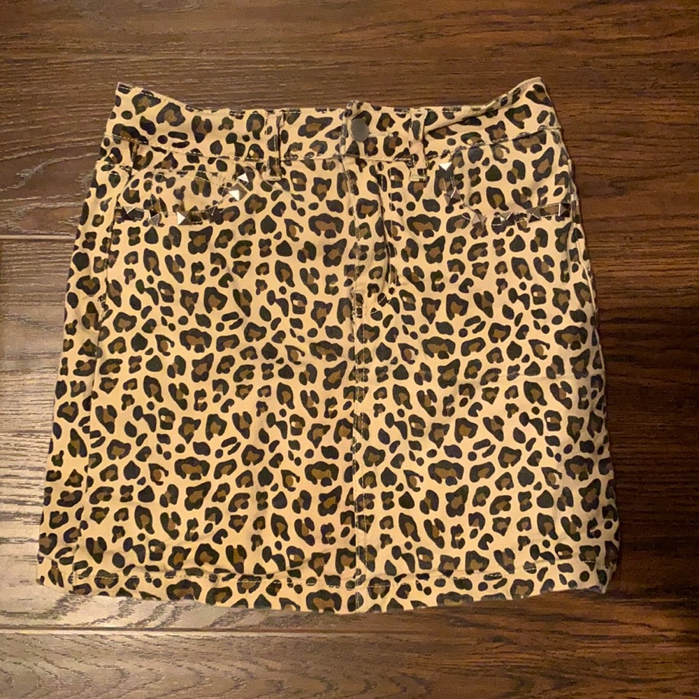 Cheetah Print Skirt